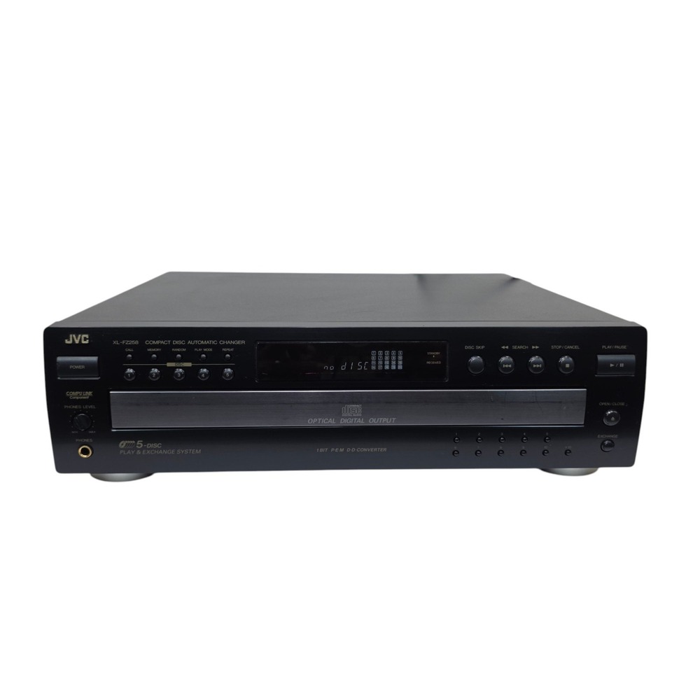 JVC XL-FZ258BK 5-Disc CD Automatic Changer Optical Digital Output Black